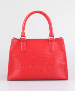 Taška Trussardi T-Tote Md Saffiano High Frequency Červená