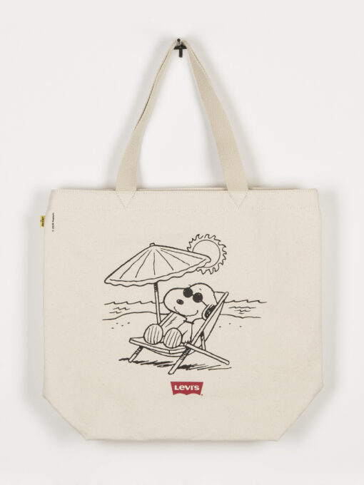 Taška LEVI’S Peanuts Snoopy Beach Tote Šedá