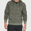 Mikina Under Armour Rival Fleece Camo Fz Hoodie Zelená - lacné mikiny