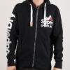 Mikina Superdry Winter Sports Ziphood Čierna - lacné mikiny