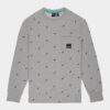Mikina O´Neill Lm Printed Crew Sweatshirt Šedá - lacné mikiny