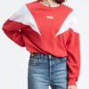 Mikina LEVI'S Florence Crew Baby Tab Cb Crew Červená - lacné mikiny