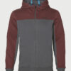 Mikina O´Neill LM Block Zip Hoodie Šedá - lacné mikiny