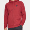 Mikina Under Armour Rival Fleece Fz Hoodie Červená - lacné mikiny