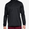 Mikina Under Armour Fleece 1/2 Zip Čierna - lacné mikiny