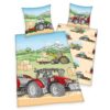 Herding Detské bavlnené obliečky Traktor