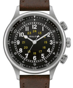 Hodinky BULOVA 96A245 - Farba: hnedá