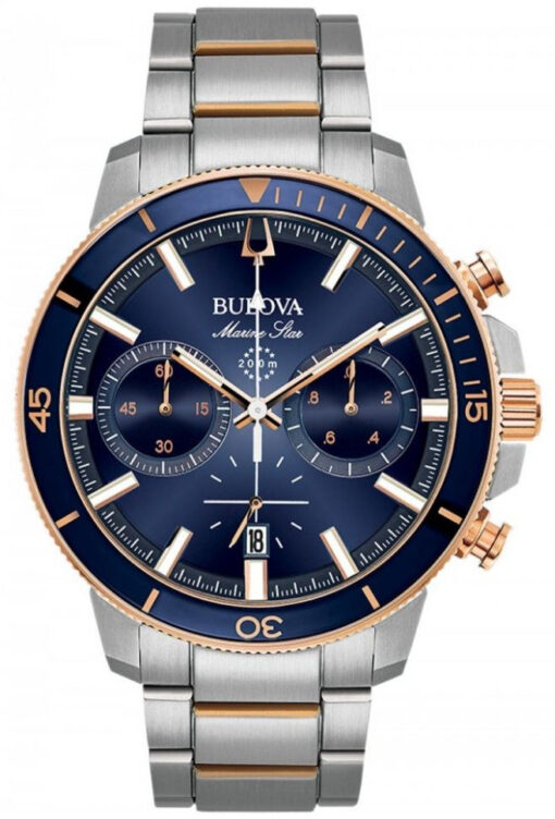 Hodinky BULOVA 98B301 - Farba: modrá