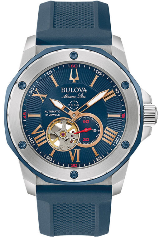 Hodinky BULOVA 98A282 - Farba: modrá