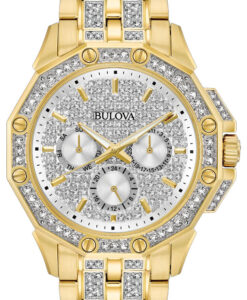 Hodinky BULOVA 98C126 - Farba: zlatá