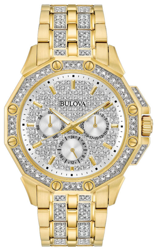 Hodinky BULOVA 98C126 - Farba: zlatá
