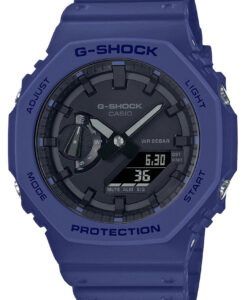Hodinky CASIO GA-2100-2AER - Farba: modrá