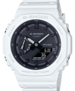 Hodinky CASIO GA-2100-7AER - Farba: biela