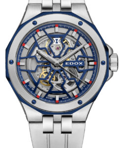Hodinky EDOX 85303 357BUCAB BUIRB - Farba: biela