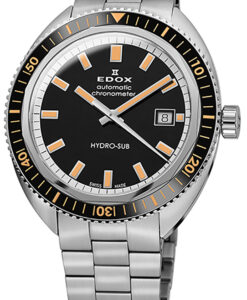 Hodinky EDOX 80128 3NBM NIB - Farba: čierna