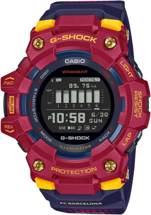Hodinky CASIO GBD-100BAR-4ER - Farba: červená