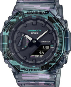 Hodinky CASIO GA-2100NN-1AER - Farba: priesvitná