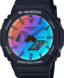 Hodinky CASIO GA-2100SR-1AER - Farba: čierna