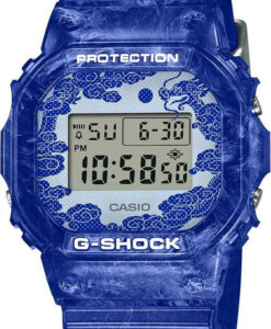 Hodinky CASIO DW-5600BWP-2ER - Farba: modrá