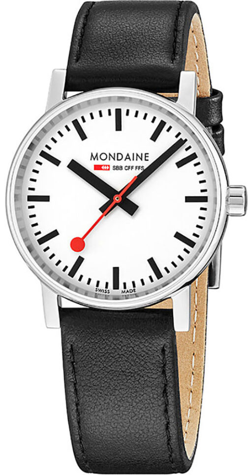 Hodinky MONDAINE MSE.35110.LB - Farba: čierna