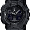 Hodinky CASIO G-SHOCK GA 100-1A1 - Farba: čierna