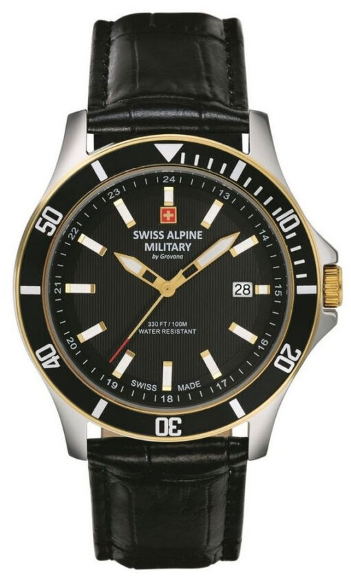Hodinky SWISS ALPINE MILITARY 7022.1547 - Farba: čierna