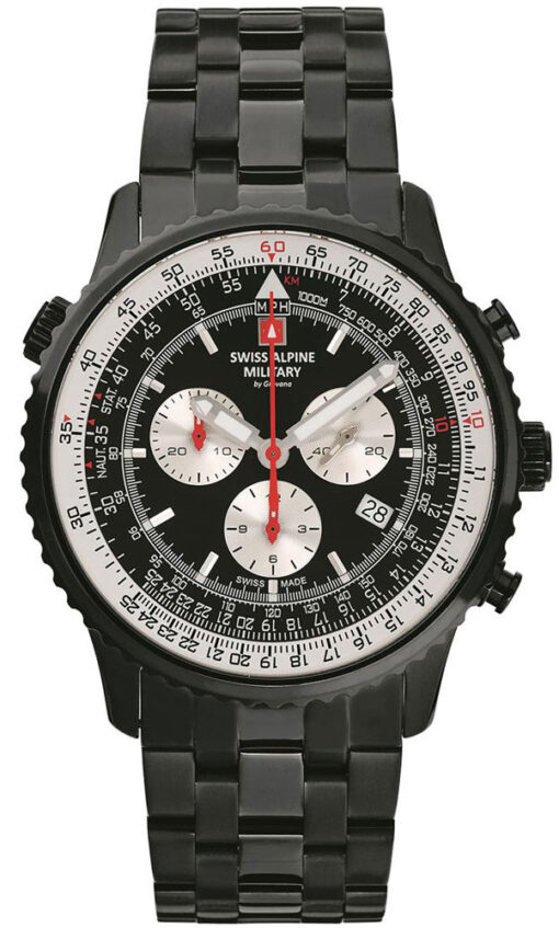 Hodinky SWISS ALPINE MILITARY 7078.9177 - Farba: čierna