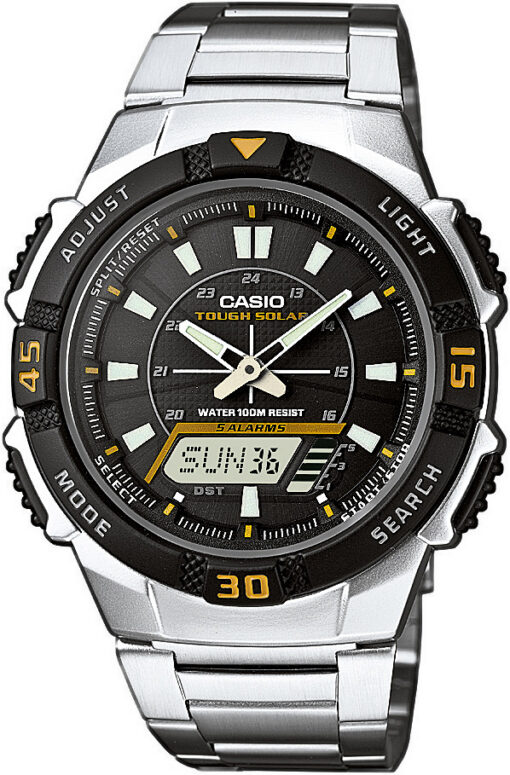 Hodinky CASIO AQ S800WD-1E - Farba: čierna