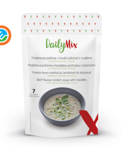 DailyMix Proteínová polievka s hovädzou príchuťou s rezancami (7 porcií) - DailyMix - Ketomix