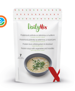 DailyMix Proteínová polievka so zeleninou a rezancami (7 porcií) - DailyMix - Ketomix