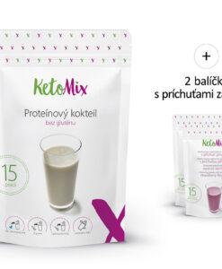 KetoMix Proteínový kokteil (15 porcií) 450 g Druhá príchuť kokteilu: vanilka