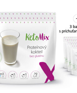 Proteínový kokteil KetoMix 1050 g (35 porcií) Druhá príchuť kokteilu: vanilka