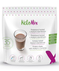 KetoMix Proteínový kokteil s L-karnitínom s príchuťou čokoláda-banán (35 porcií) - KetoMix - Ketomix