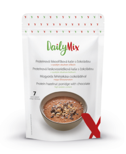 DailyMix Proteínová lieskovooriešková kaša s čokoládou (7 porcií) - DailyMix - Ketomix