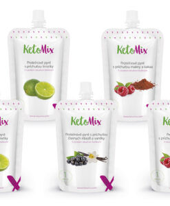 KetoMix Proteínové pyré mix príchutí 4+1 - KetoMix - Ketomix