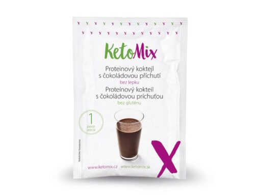 KetoMix Proteínový kokteil s čokoládovou príchuťou (1 porcia) - KetoMix - Ketomix