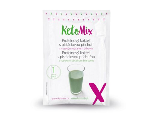KetoMix Proteínový kokteil s pistáciovou príchuťou (1 porcia) - KetoMix - Ketomix