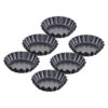 Orion Forma kov koláčová TORTELETTES  pr. 9 cm 6 ks - Farba: čierna