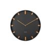 Karlsson 5942BK dizajnové nástenné hodiny 40 cm