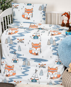 4Home Detské bavlnené obliečky do postieľky Indian fox