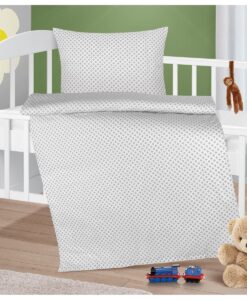 Bellatex Detské bavlnené obliečky Agáta Kosoštvorce sivá