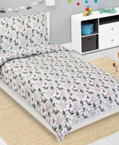 Bellatex Detské bavlnené obliečky Junior Zajačik sivá