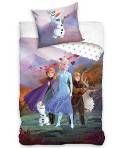 Carbotex Detské bavlnené obliečky Ľadové Kráľovstvo Mágia Lesného Vánku