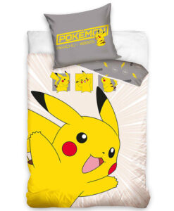 Carbotex Detské bavlnené obliečky Pokémon Pikachu v Akcii