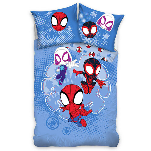 Carbotex Detské bavlnené obliečky Spidey Malí Hrdinovia