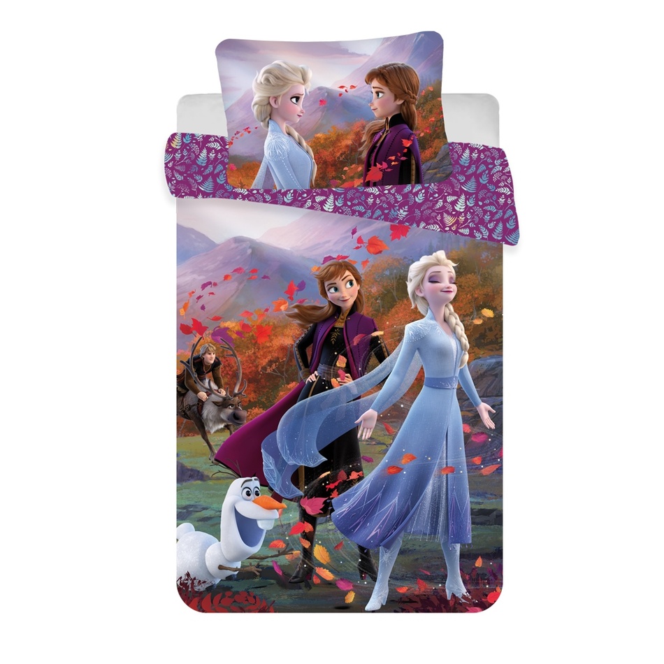 Jerry Fabrics Detské bavlnené obliečky do postieľky Frozen 2 wind baby