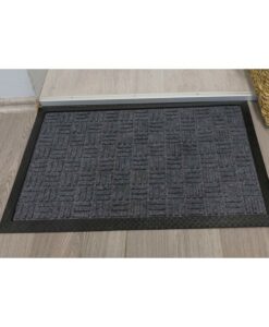 Trade Concept Gumová rohožka sivá