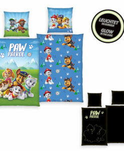 Herding Detské bavlnené obliečky Labková patrola Svietiaci chlapci