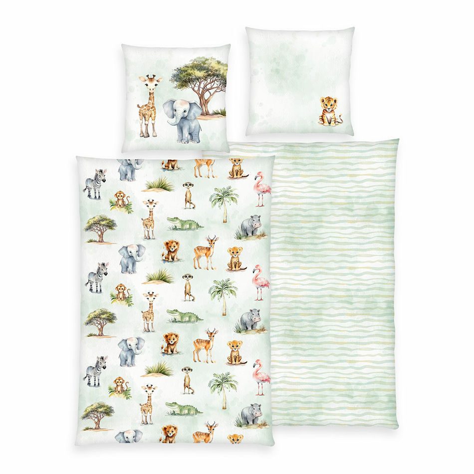 Herding Detské bavlnené obliečky Safari