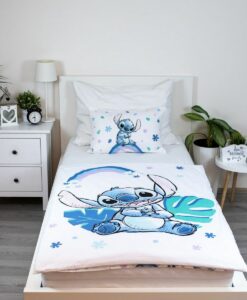 Jerry Fabrics Detské bavlnené obliečky do postieľky BabyLilo and Stitch "Rainbow"